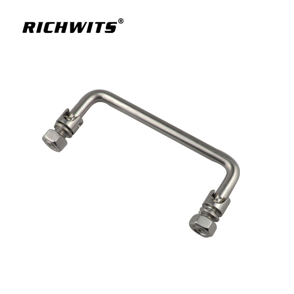  Klappbarer Ziehgriff aus Edelstahl 304 kann von 90 mm bis 180 mm gedreht werden