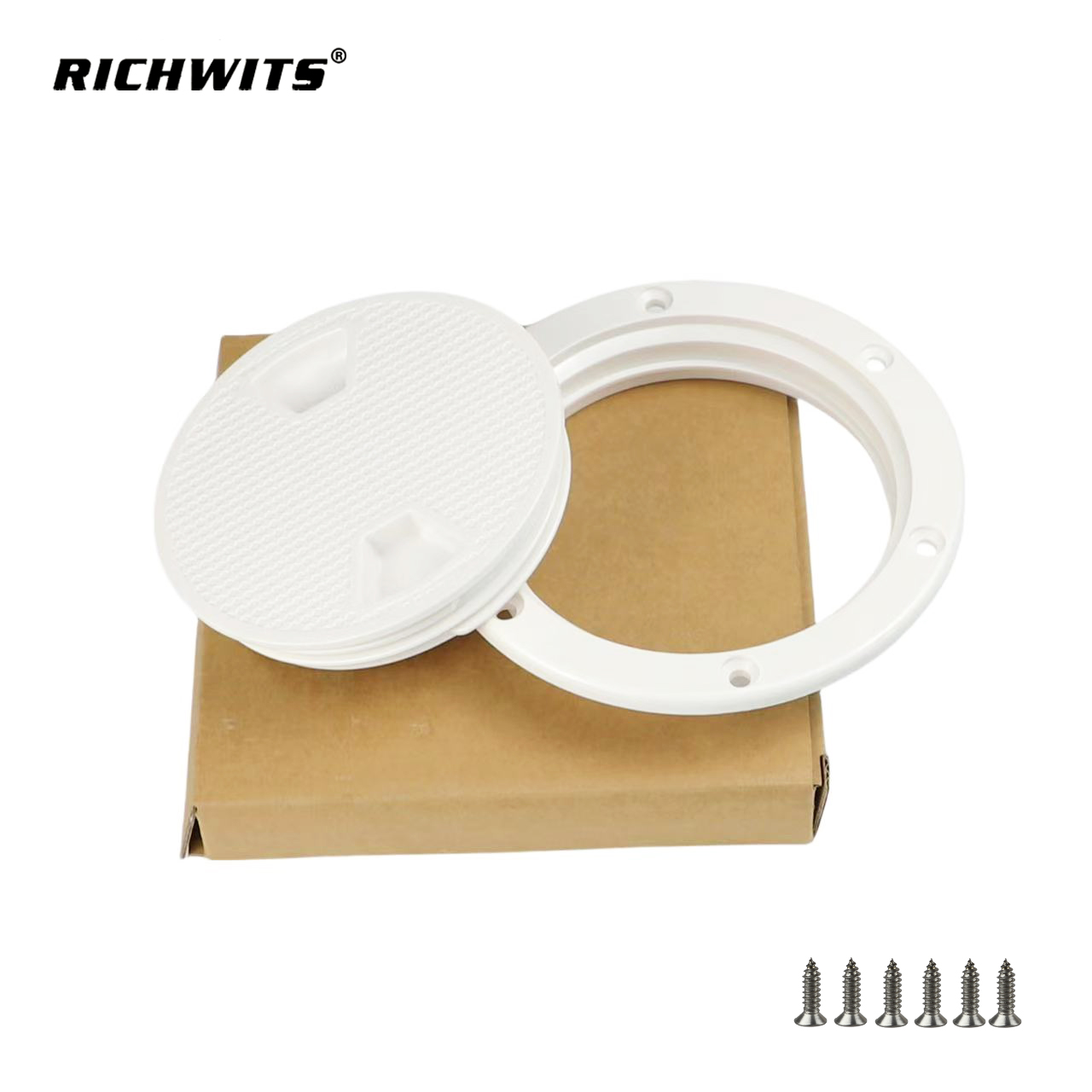 Runde Deck-Inspektionsabdeckung aus Kunststoff für Boot, Yacht, Marine