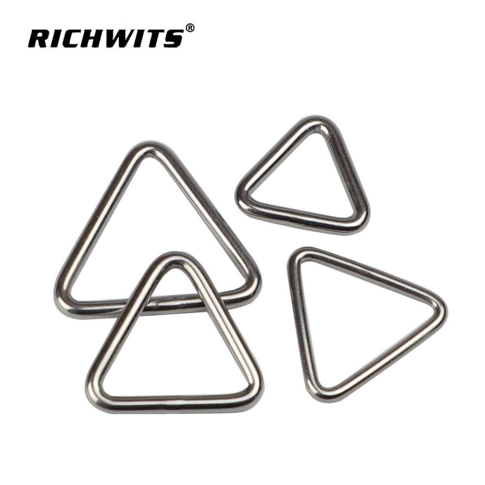 Dreieckige Schnalle, Schiebeversteller, Metallring für Handtaschenriemen, verstellbar