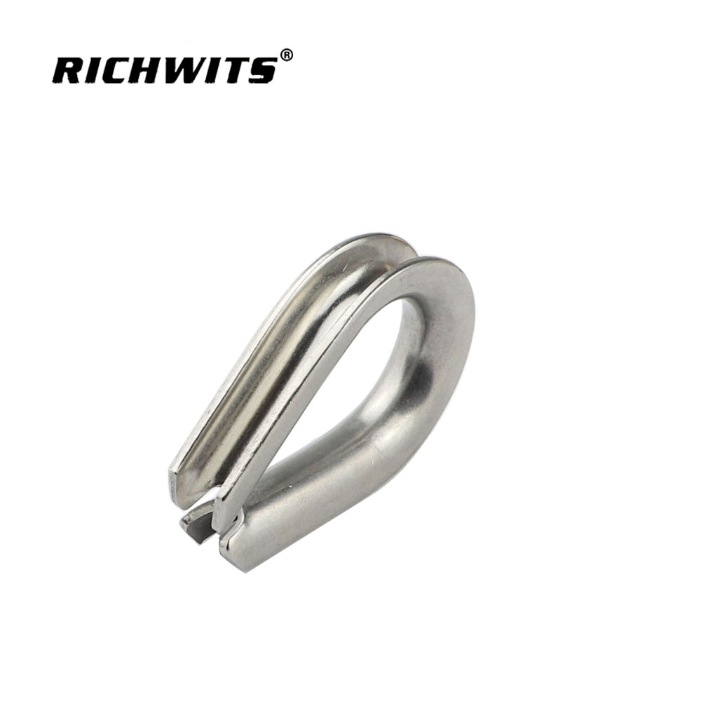 Kausche für Rigging-Drahtseil aus Edelstahl für Clip