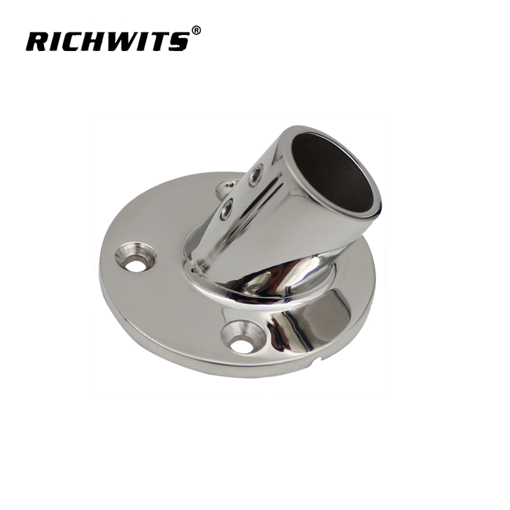  Marine 60 Grad runde Schienenbasis aus Edelstahl 316 