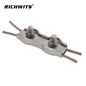 Edelstahl-Duplex-Drahtseilklemmen, Kabelklemmen, Duplex-Griffe, Kabelklemmen