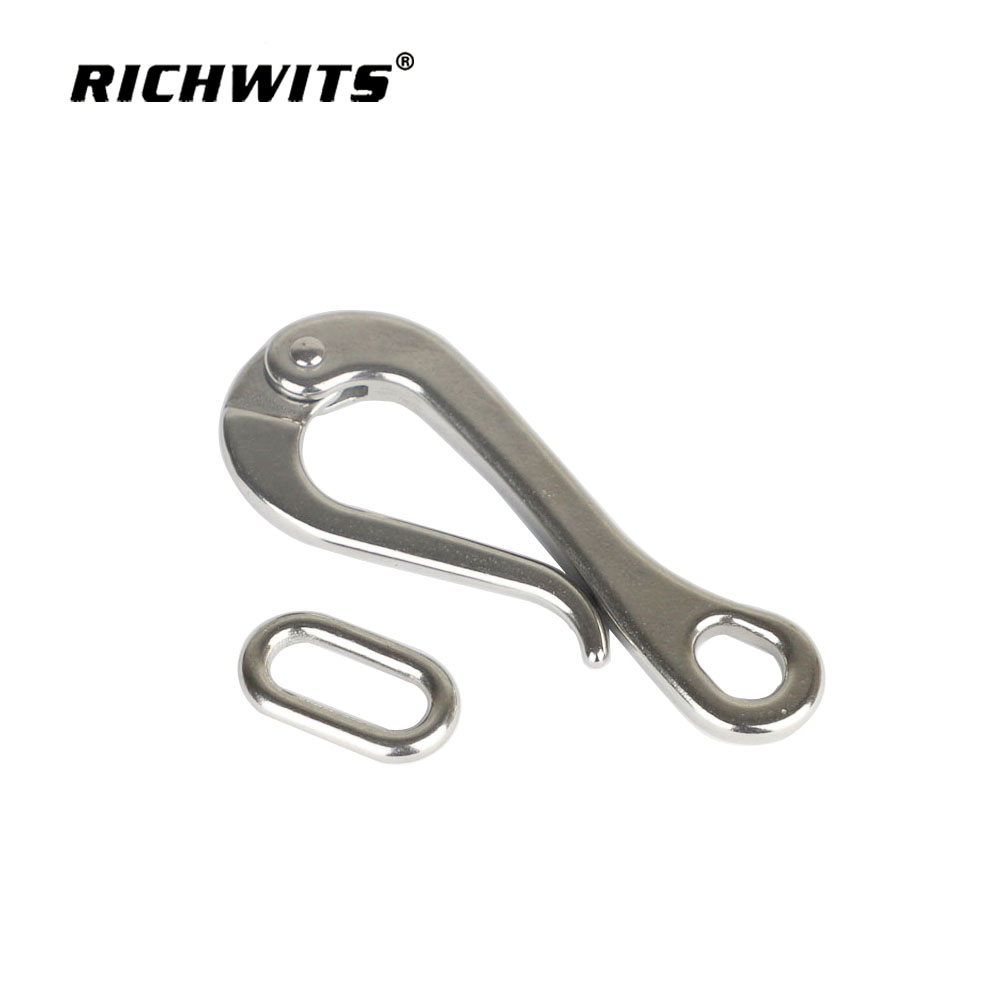 Schnellverschlusshaken aus Edelstahl 316 4'