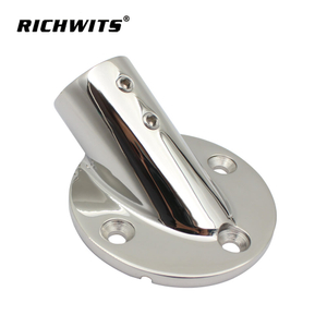  Marine 30 Grad Rundschienensockel 316 Edelstahl 22 mm/25 mm