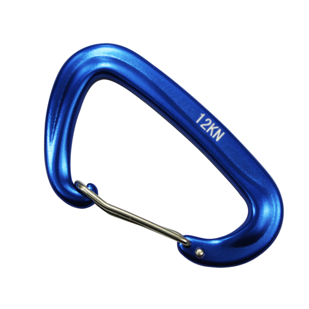 12KN zugfester Aluminium-Campingkarabiner