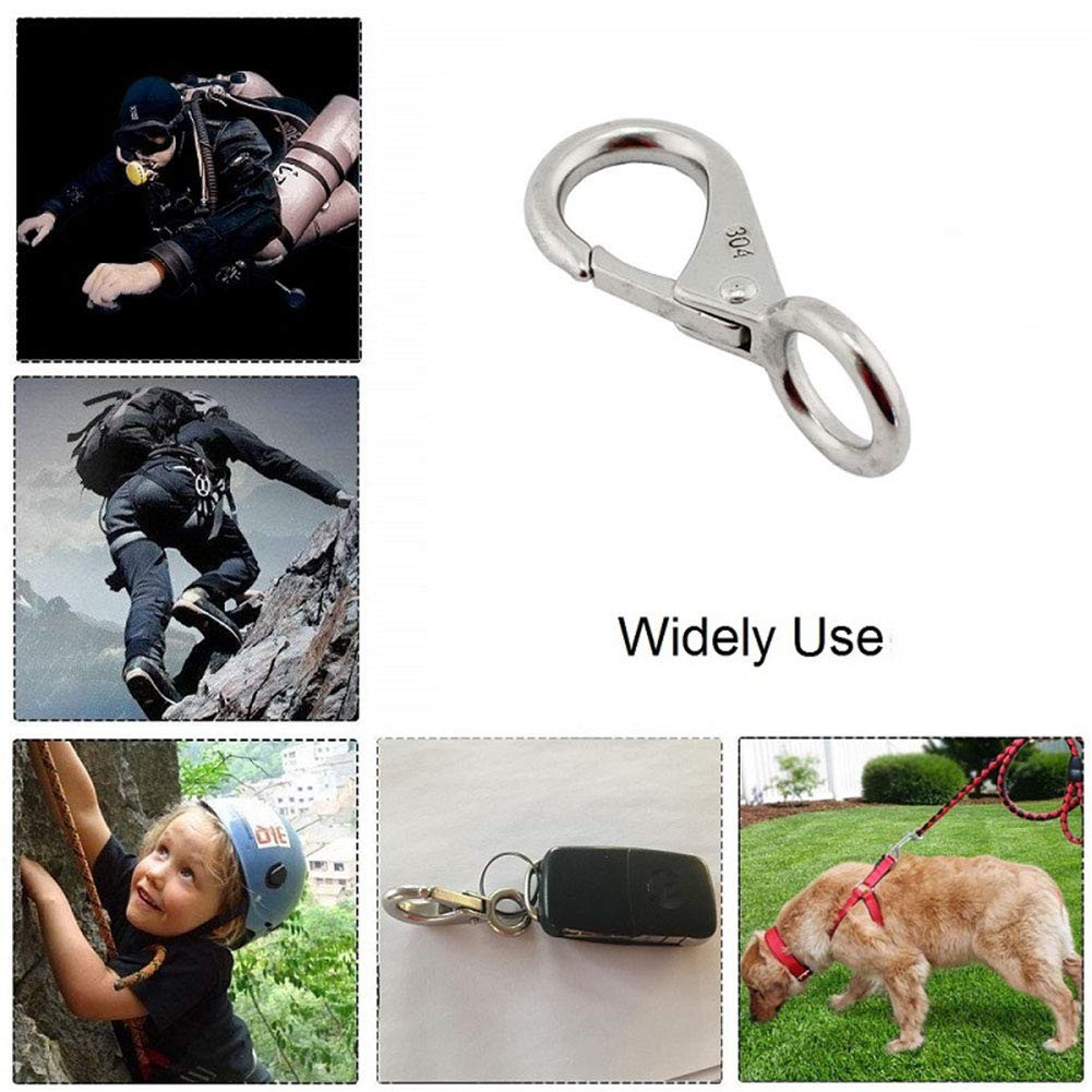 Günstige Karabinerhaken mit fester Öse im Werk hergestellt