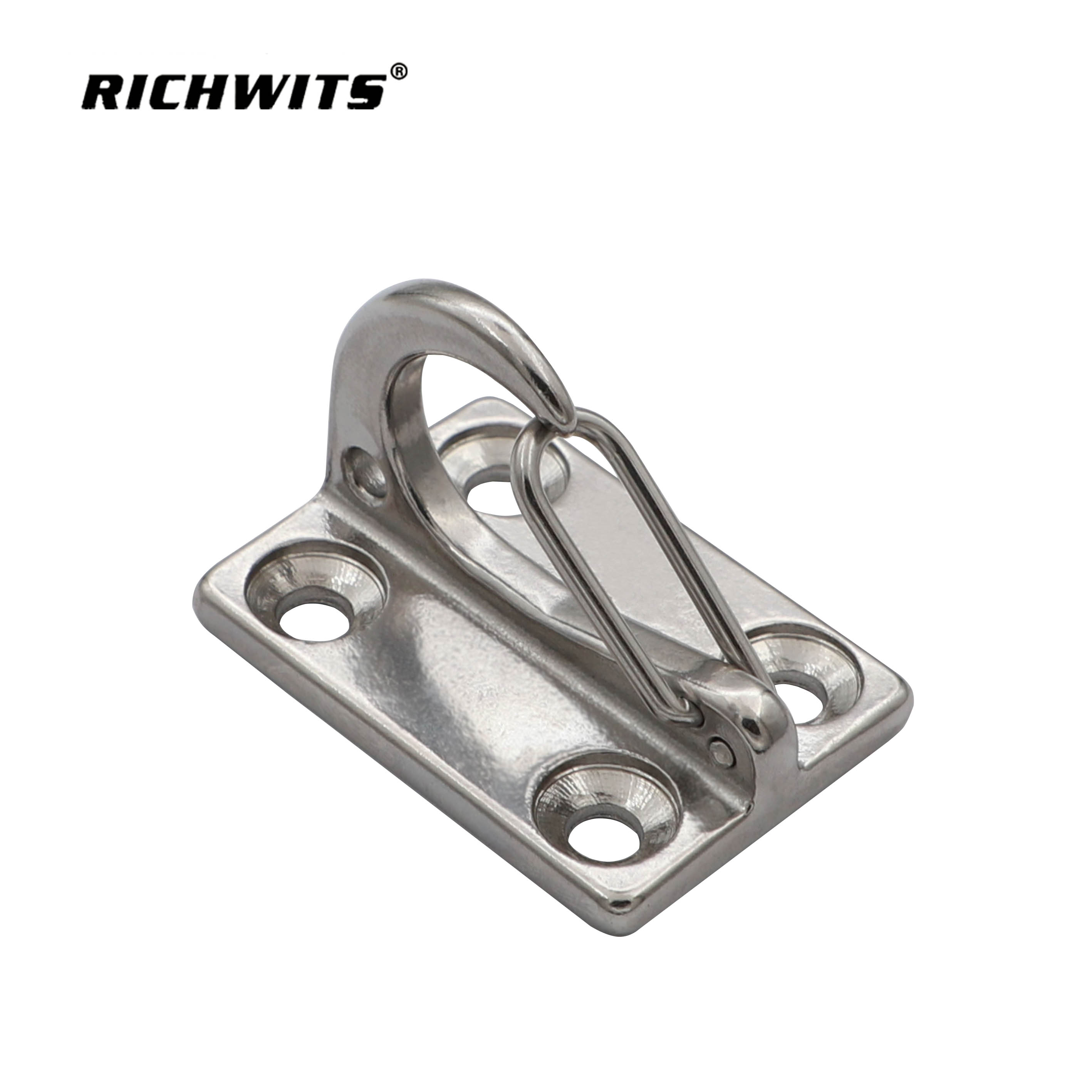 Mairne Hardware Fenderhaken, Edelstahl, einfacher Feder-Fenderhaken