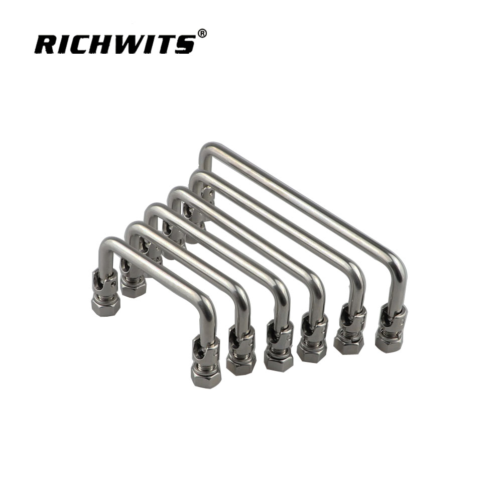  Klappbarer Ziehgriff aus Edelstahl 304 kann von 90 mm bis 180 mm gedreht werden