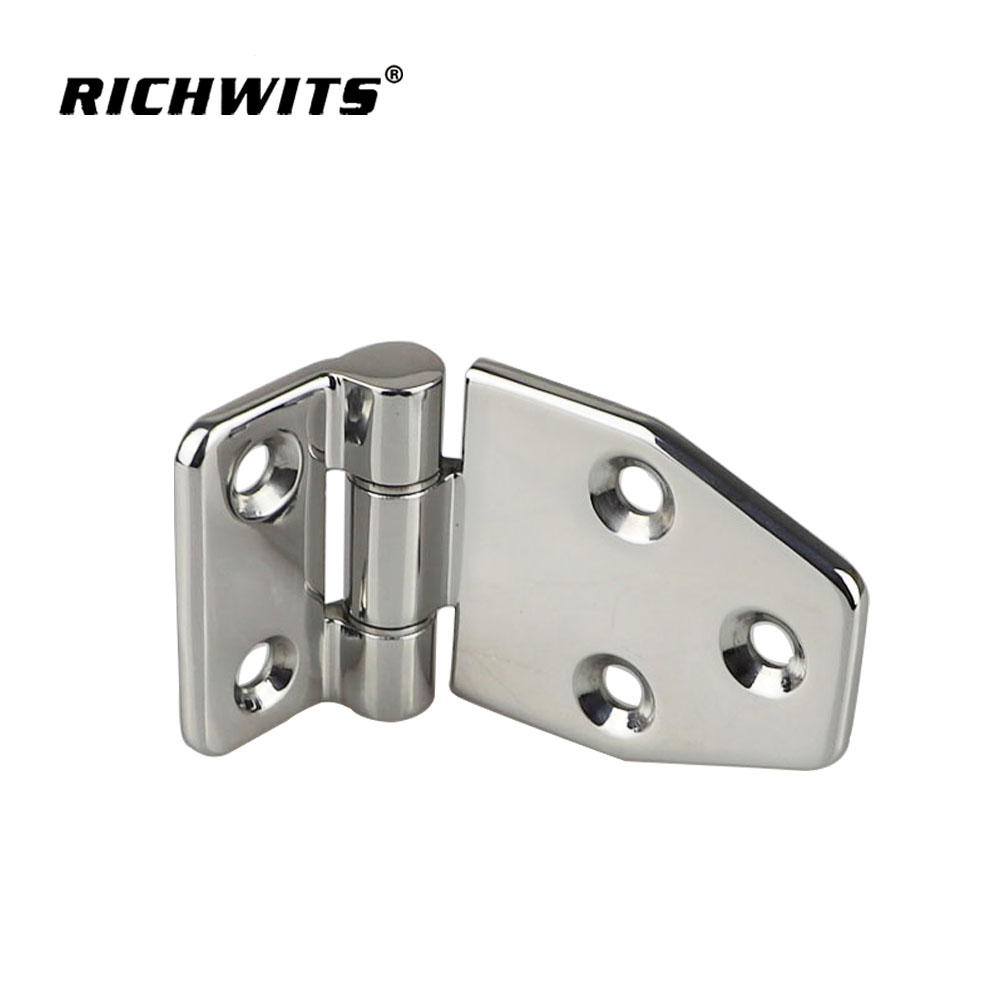 Hochglanzpolierte Hardware-Edelstahl-Türfensterscharnier 65 * 118 mm