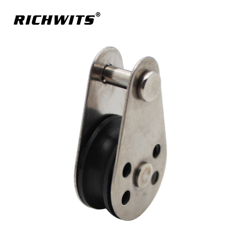 Drahtseil-hängendes Draht-Abschlepprad SS304 Flaschenzug-Block 25mm ZB6606