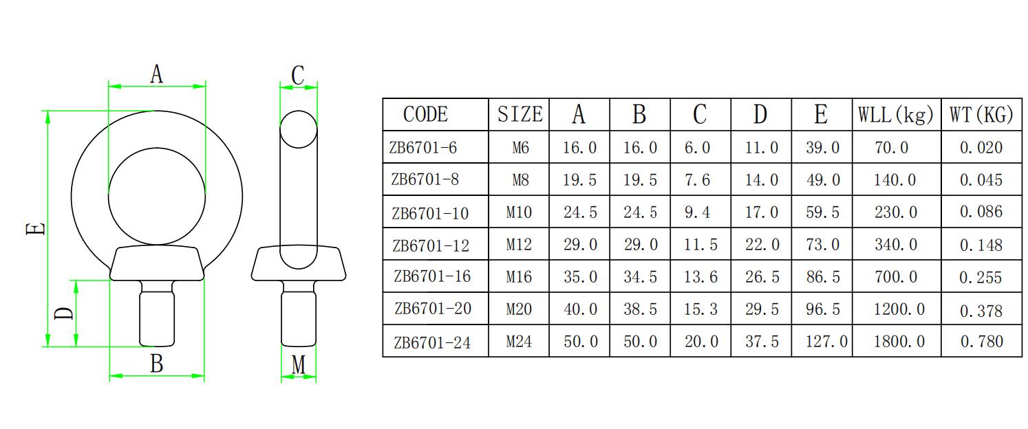 ZB6701 DIN580-Geh&auml;use 
