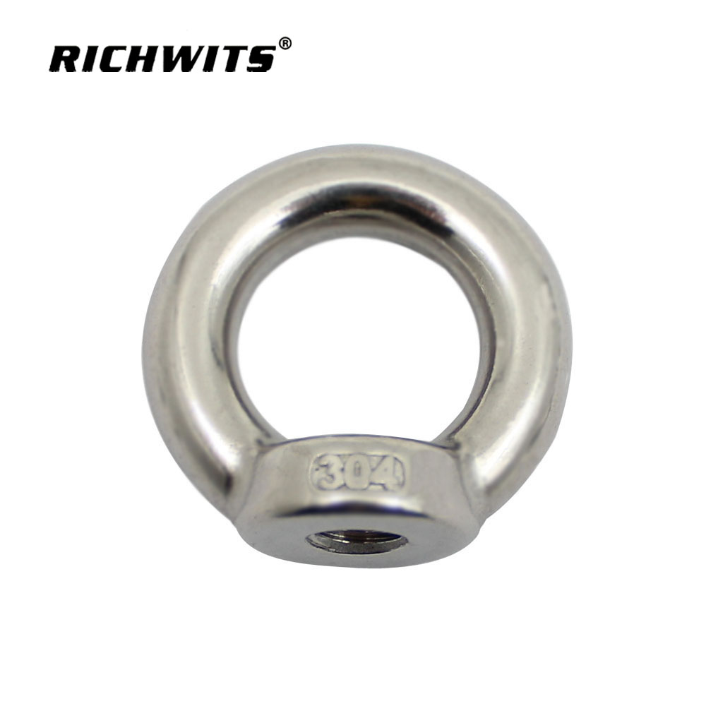 Hebeösenschraube aus Edelstahl 304/316 mit Muttern DIN582 M5-M24