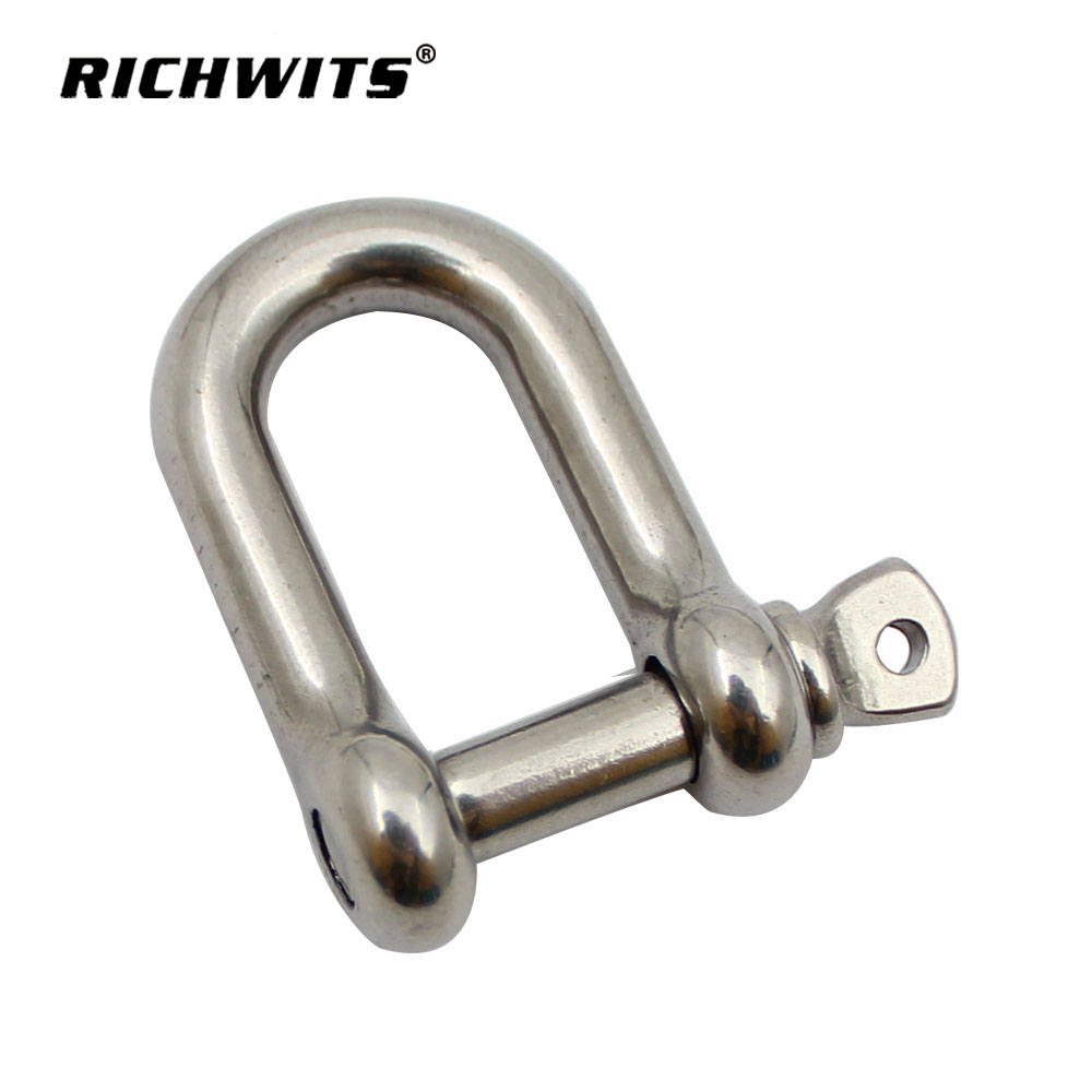 SS304 Schäkel Jis Typ D Schäkel für Schiff Yacht RV. 4mm-38mm