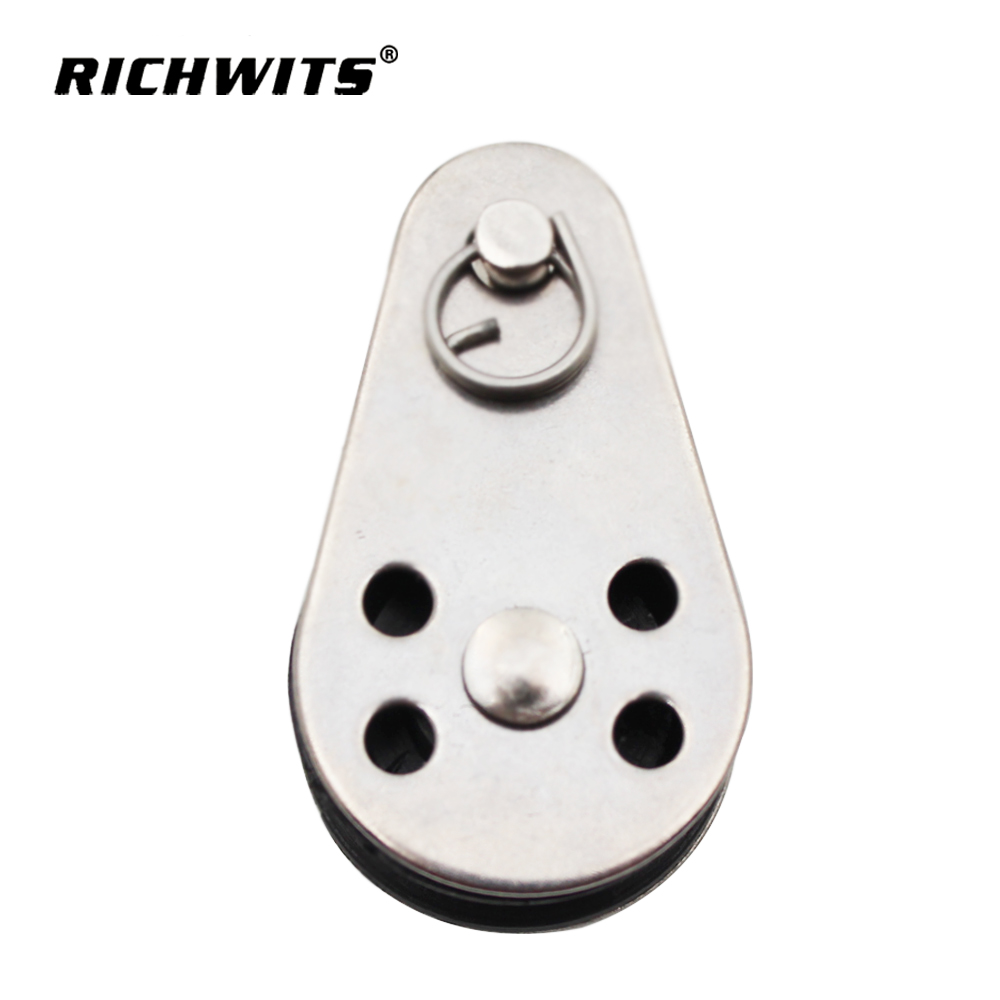 Drahtseil-hängendes Draht-Abschlepprad SS304 Flaschenzug-Block 25mm ZB6606