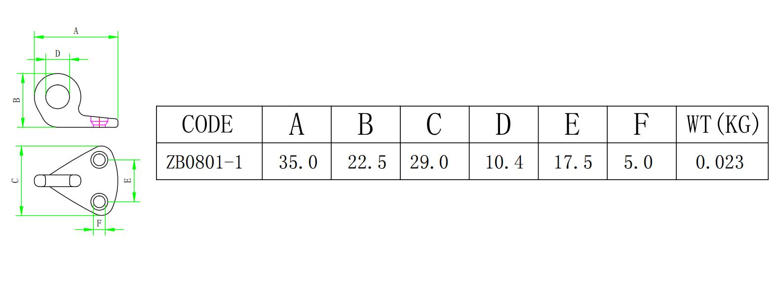 Gr&ouml;&szlig;e ZB0801