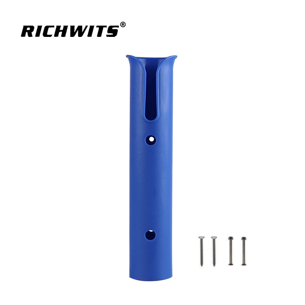 Angelrute Zubehör Langlebig Einzel Rohr Halterung Buchse Rack ABS Kunststoff Angelrute Pole Halter