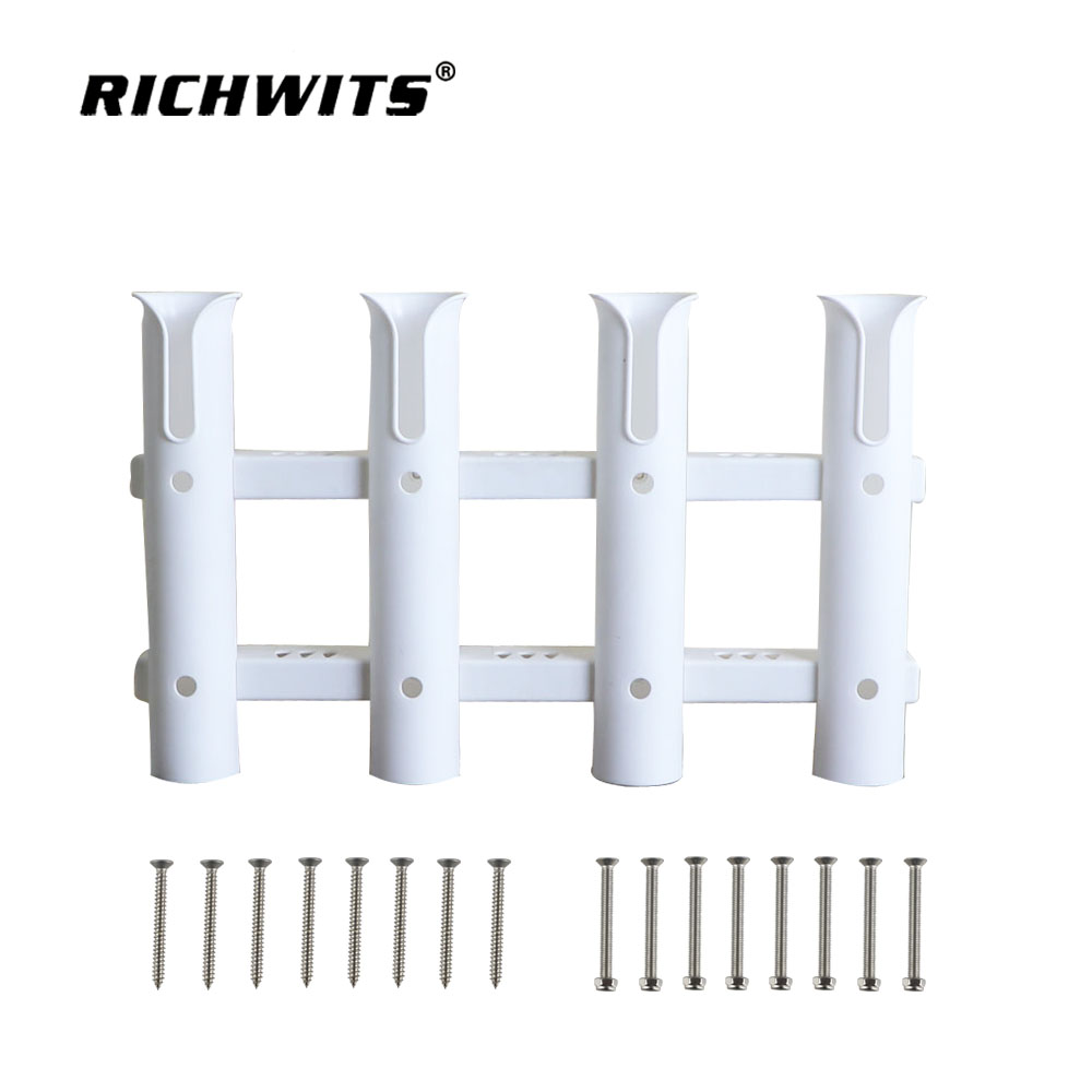 Marine Angelrutenhalter Halterung Kunststoffrohr 2 3 4 Rutenständer Boot