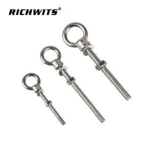 Ringschrauben aus Edelstahl 316 mit langem Schaft M6-M12