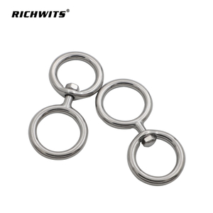 Rigging Hardware Edelstahl Jfishing Gear Drehwirbel Karabinerhaken 5mm