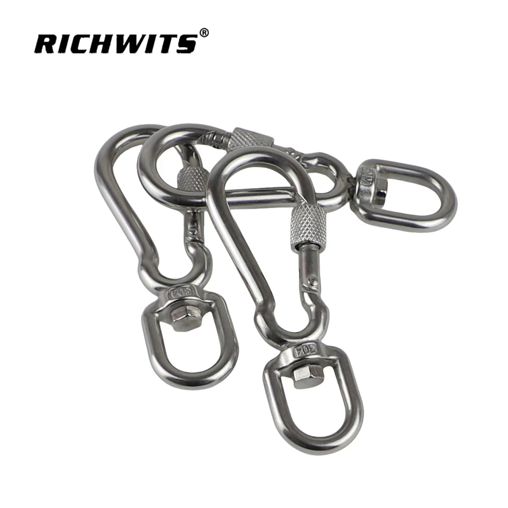 Günstige drehbare Hundeleinenhaken-Edelstahlfabrik