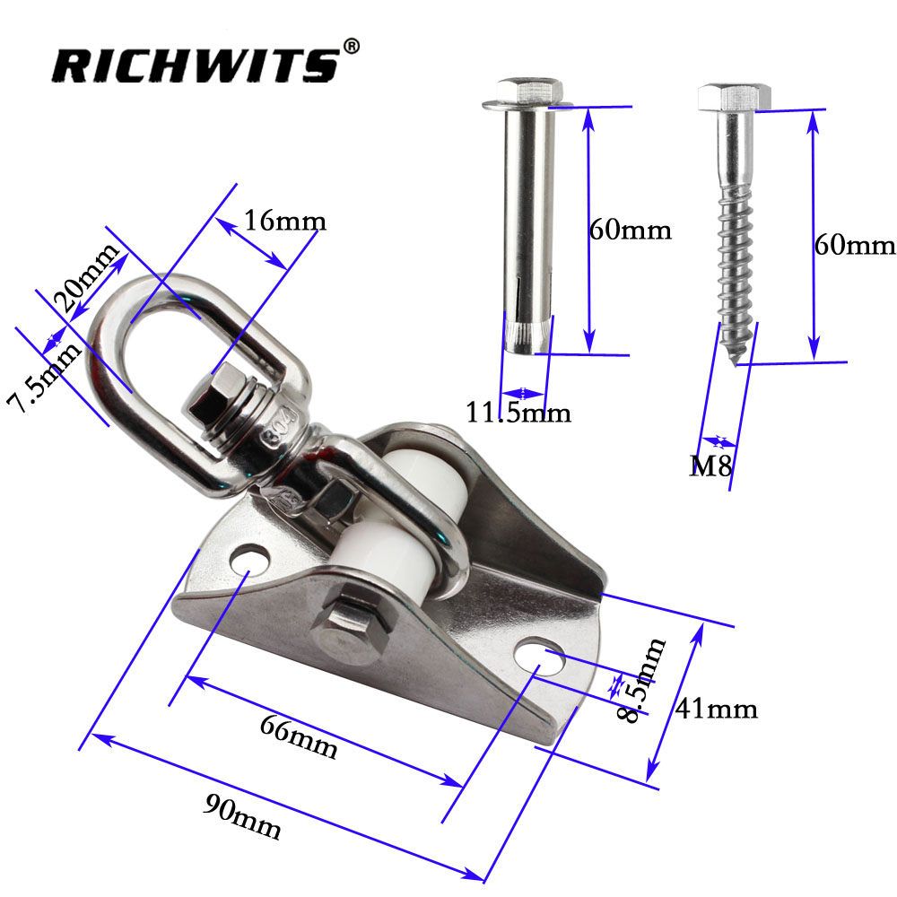 Robustes Hängematten-Set aus Edelstahl 304
