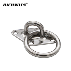 Diamant-Pad-Auge aus Edelstahl in Marinequalität mit Ring 5 mm-10 mm