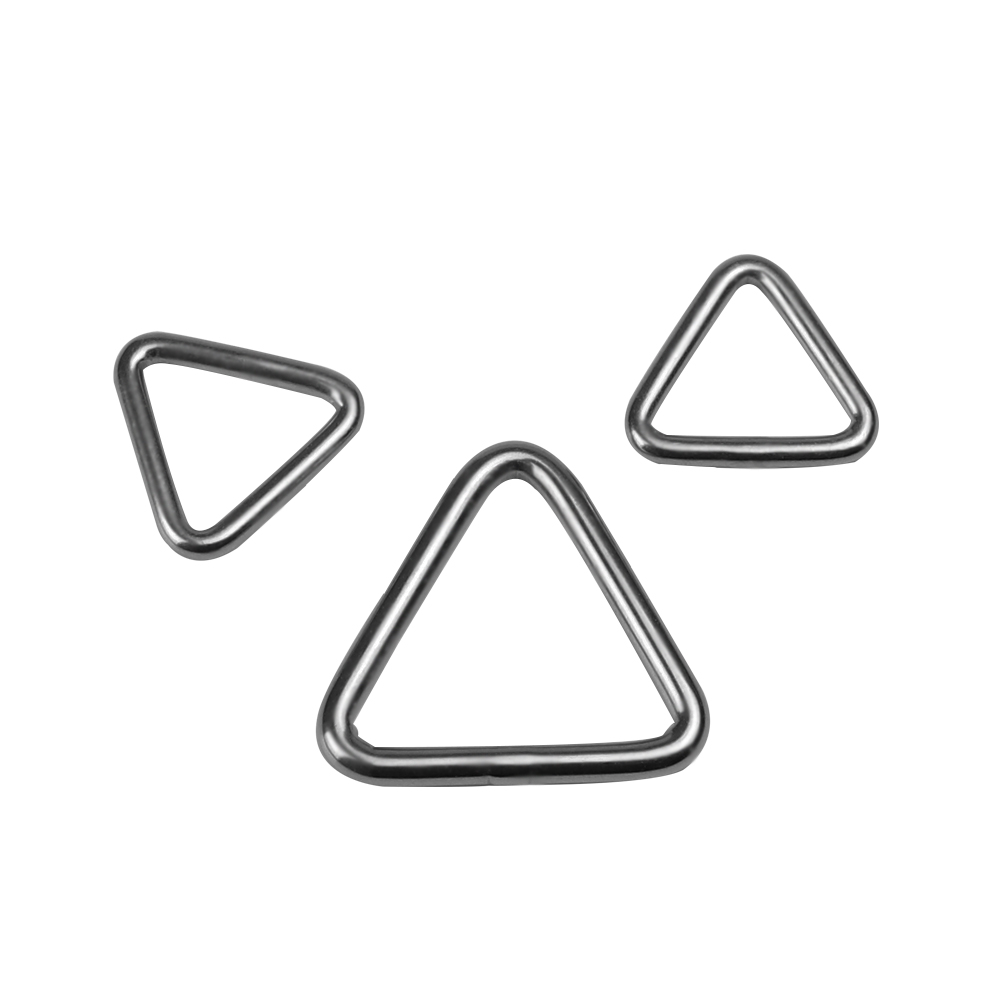 Dreieckige Schnalle, Schiebeversteller, Metallring für Handtaschenriemen, verstellbar