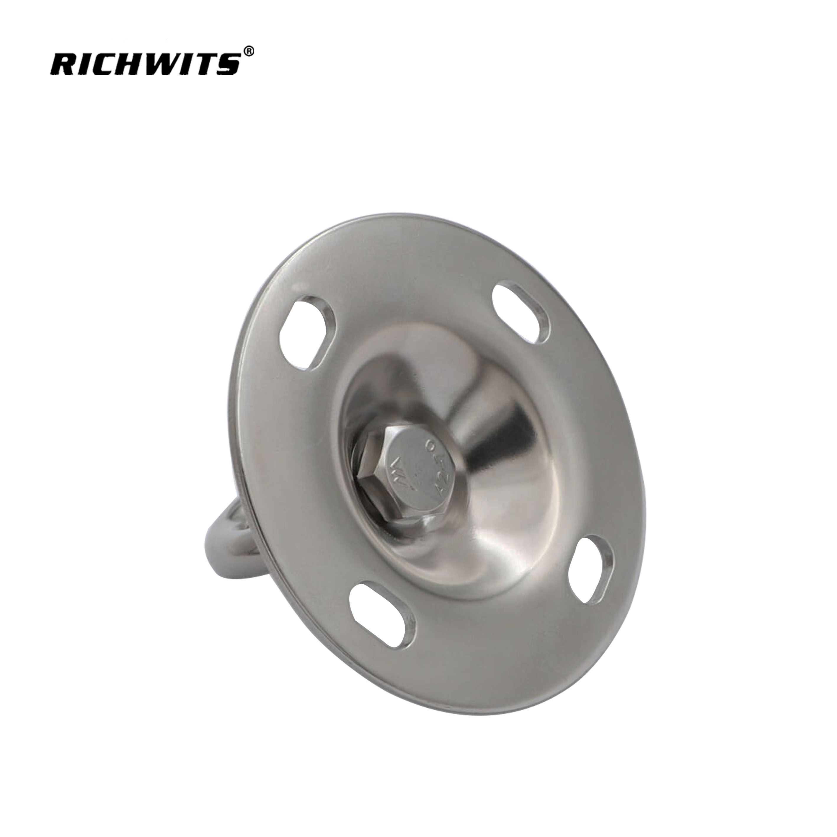 Decken-Hängemattenplatte aus Edelstahl, 10 x 90 mm