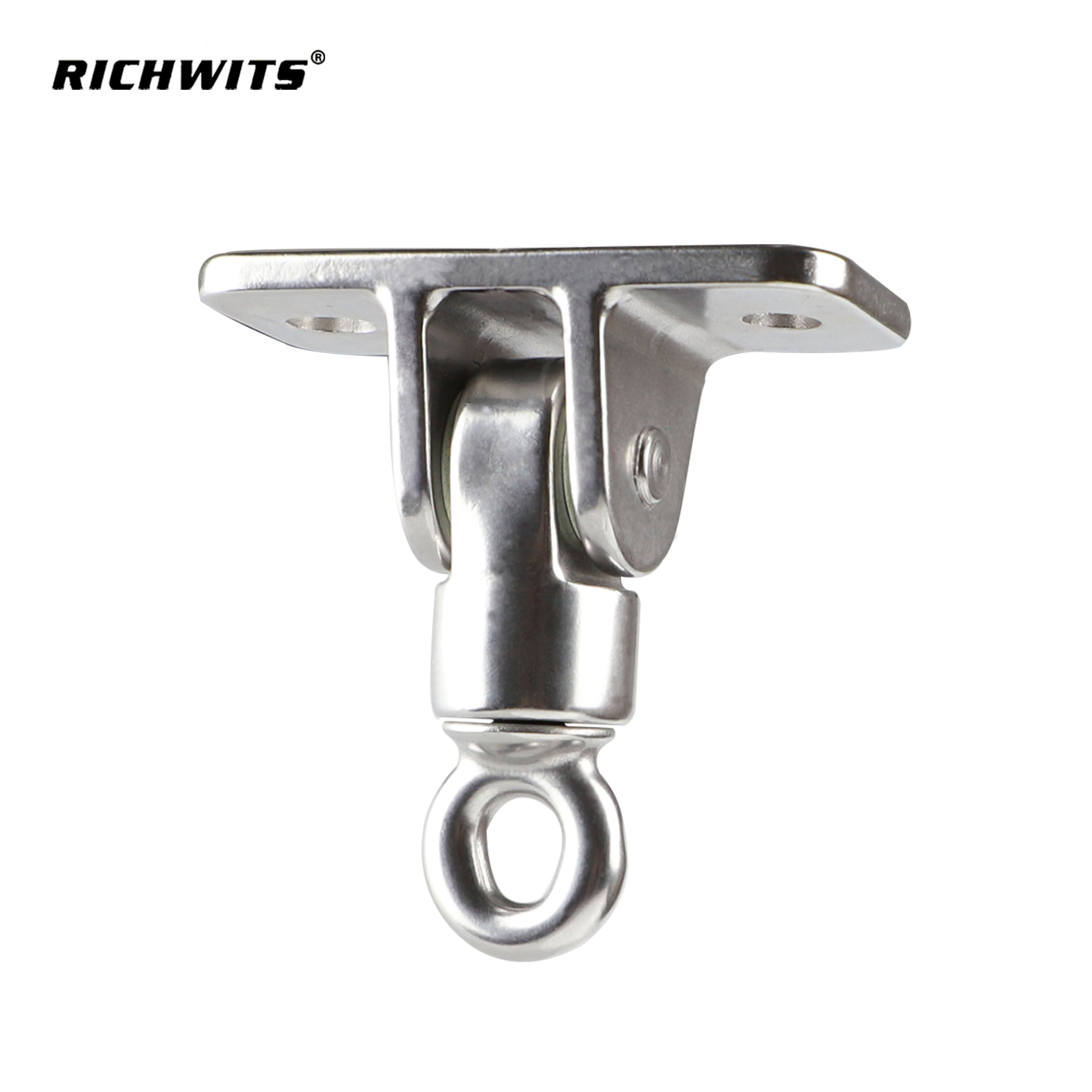  Edelstahl-Hängematten-Hängeset mit drehbarem Plattenring und Schaukelgestell