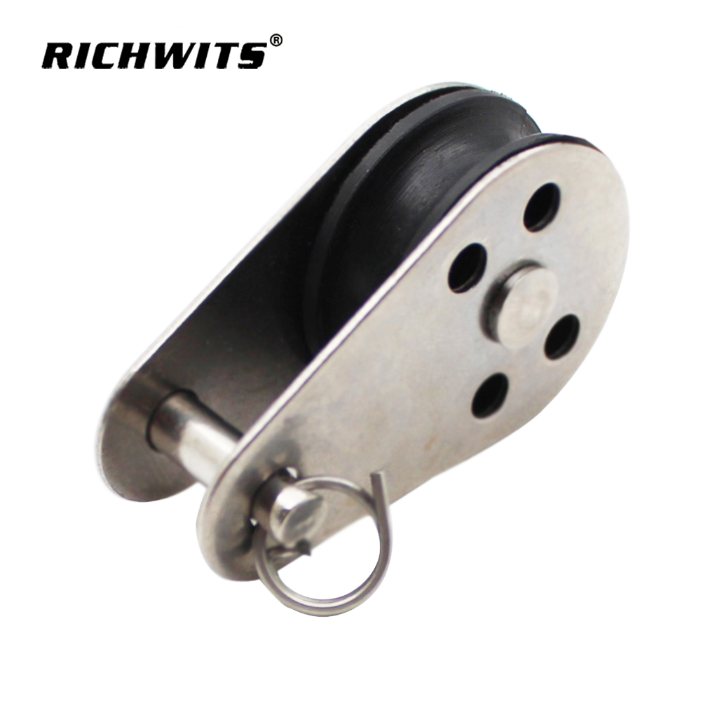 Drahtseil-hängendes Draht-Abschlepprad SS304 Flaschenzug-Block 25mm ZB6606