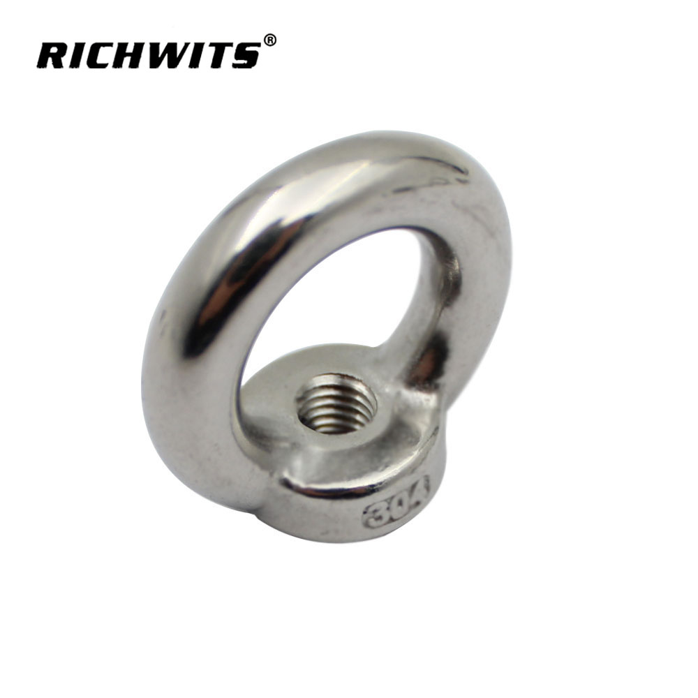 Hebeösenschraube aus Edelstahl 304/316 mit Muttern DIN582 M5-M24