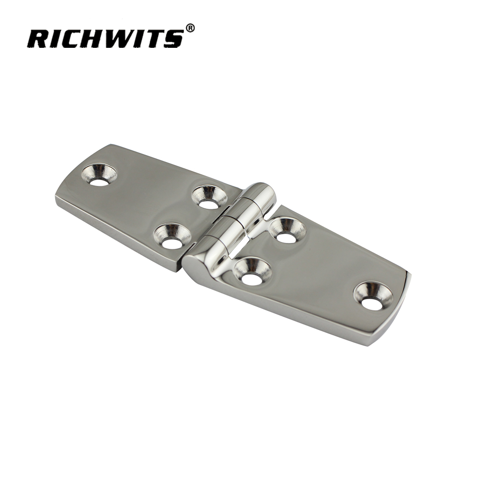 Marine SS 316 polierte Guss-Türscharniere für Boote, 38 x 76 mm