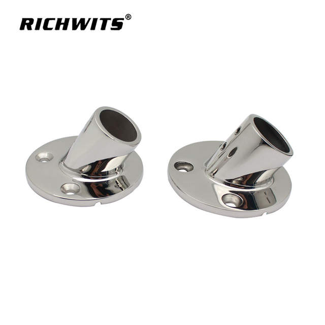  Marine 60 Grad runde Schienenbasis aus Edelstahl 316 