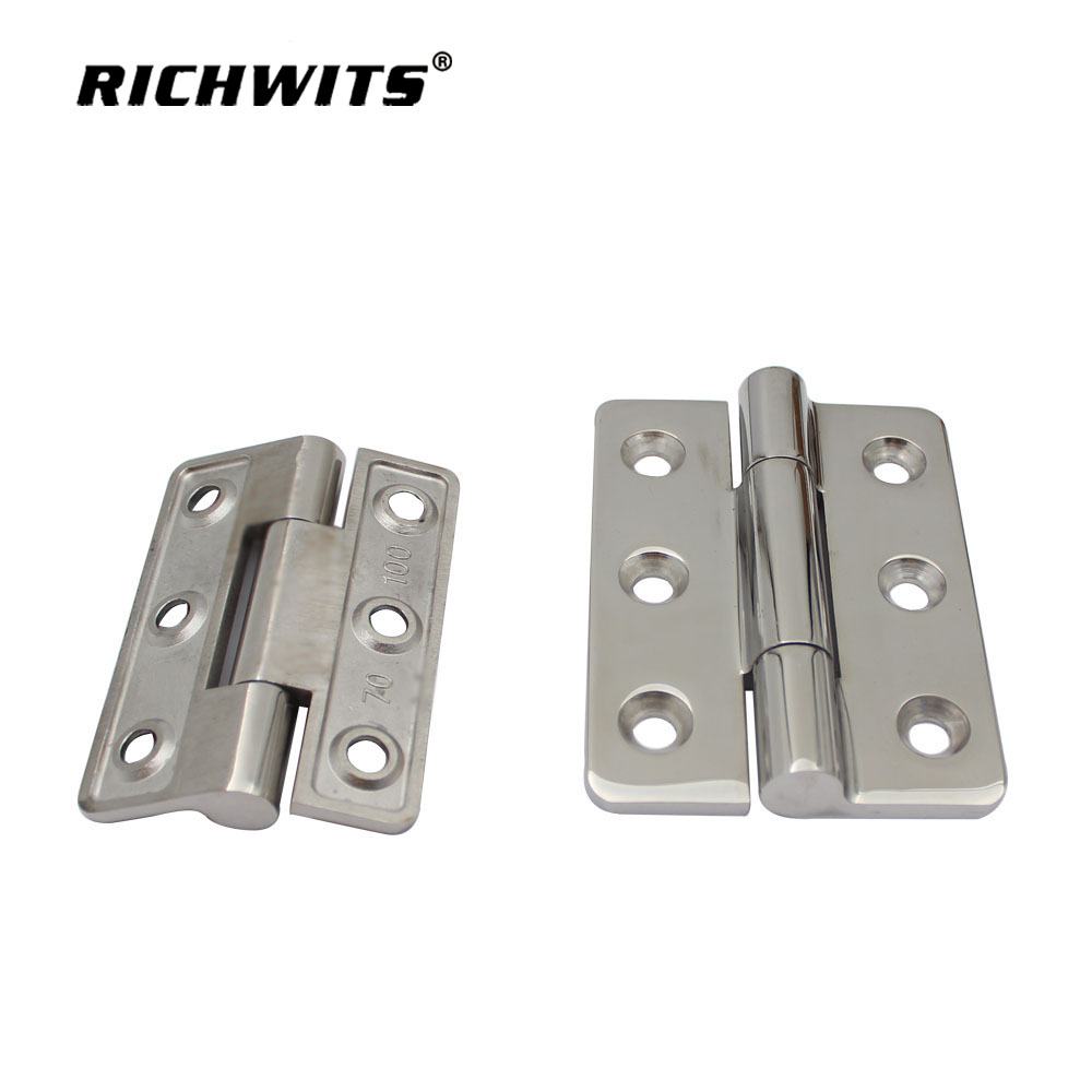 Marine Hardware SS304 Dreiteiliges Sechs-Loch-Scharnier