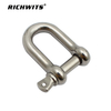 SS304 Schäkel Jis Typ D Schäkel für Schiff Yacht RV. 4mm-38mm