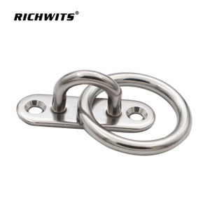 Poliertes längliches Pad-Auge aus Edelstahl 304 316, 5 mm–8 mm