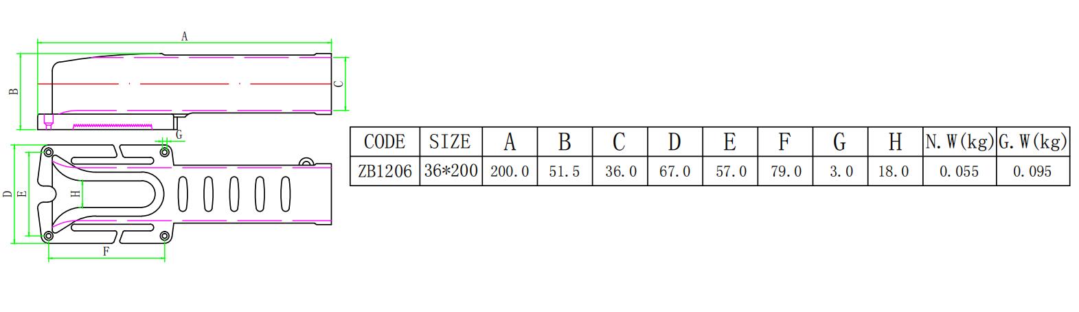Korrosionsbest&auml;ndiger Marine-Rutenhalter aus Nylon