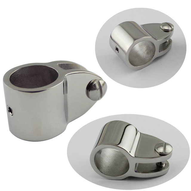 Bimini-Oberdeck-Scharnierbackenschieber aus Edelstahl