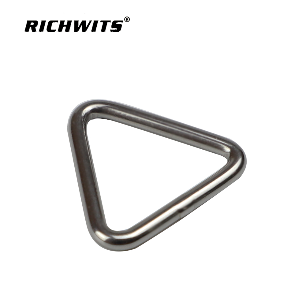 Dreieckige Schnalle, Schiebeversteller, Metallring für Handtaschenriemen, verstellbar