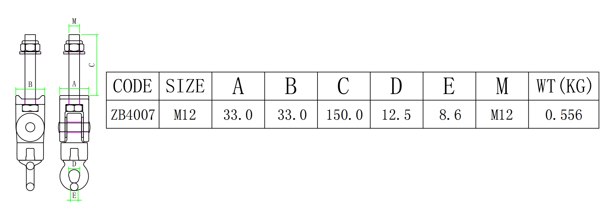 Outdoor-H&auml;ngematten-Set aus Edelstahl 304