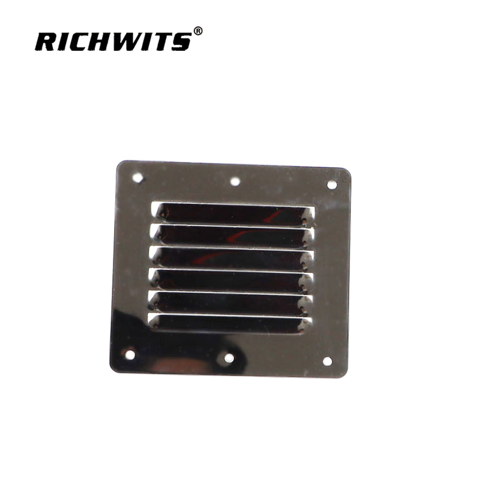  Edelstahl-Boots-Marine-Quadrat-Entlüftungsschlitz