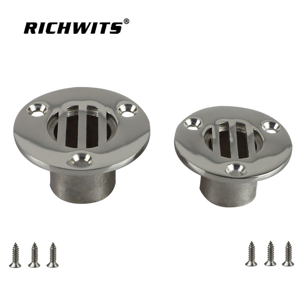 Marine Hardware Tankentlüftung für Boot, Rumpfdurchlass, Deck-Bodenablauf, 25 mm