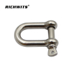 SS304 Schäkel Jis Typ D Schäkel für Schiff Yacht RV. 4mm-38mm