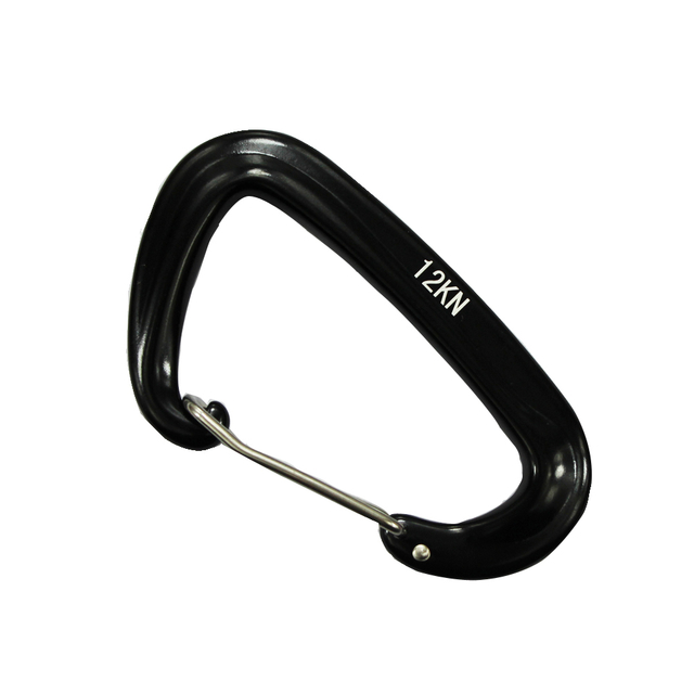 12KN zugfester Aluminium-Campingkarabiner