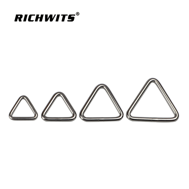 Dreieckige Schnalle, Schiebeversteller, Metallring für Handtaschenriemen, verstellbar