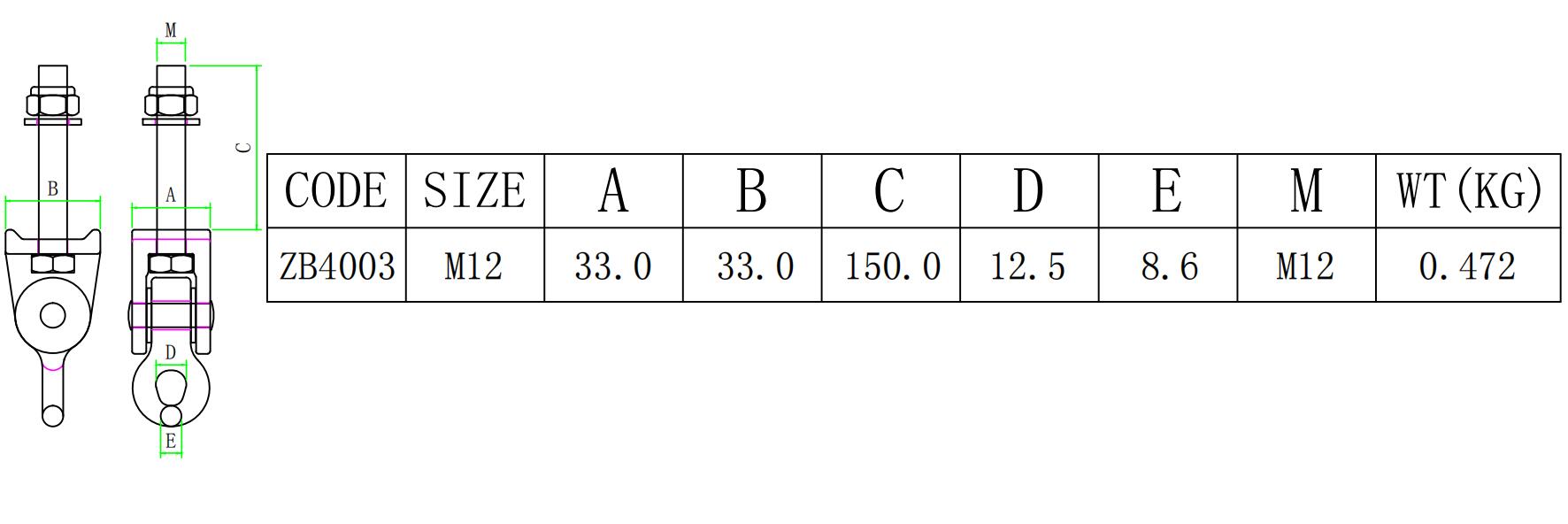 ZB4003 Gr&ouml;&szlig;e 
