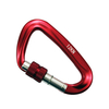  Luftfahrt-Aluminium-D-förmiger Karabiner-Kletter-Versicherungshaken