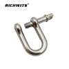 SS304 Schäkel Jis Typ D Schäkel für Schiff Yacht RV. 4mm-38mm