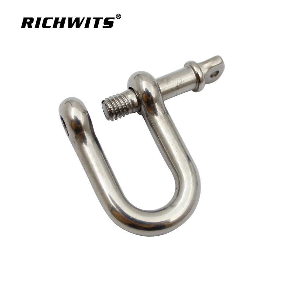 SS304 Schäkel Jis Typ D Schäkel für Schiff Yacht RV. 4mm-38mm