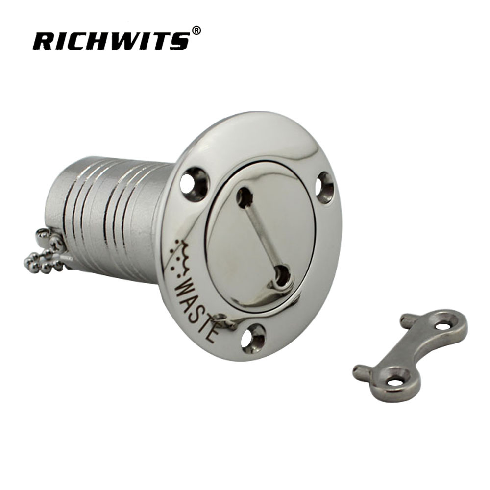 Marine-Hardware-Deckfüller mit Schlüssel aus Edelstahl 316